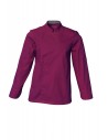 VESTE COOKIE ML (POLYCOTON) : Couleur:Prune