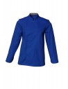 VESTE COOKIE ML (POLYCOTON) : Couleur:Bleu gitane