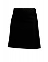 TABLIER 1/2 CHEF 55 cm (COTON) : Couleur:Noir