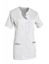 TUNIQUE LILA MC (TENCEL) : Couleur:Blanc