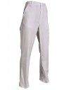 PANTALON CLAUDE (POLYCOTON) : Couleur:Blanc