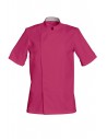 VESTE COOKIE MC (POLYCOTON) : Couleur:Rhodamine