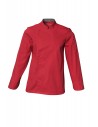 VESTE COOKIE ML (POLYCOTON) : Couleur:Rouge