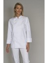 VESTE COOKIE ML (POLYCOTON) : Couleur:Blanc