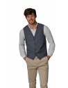 GILET FELIX SM DENIM (POLYCOTON) : Couleur:Denim