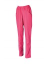 PANTALON ZEPHYR (TENCEL) : Couleur:Rose pâle