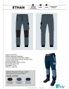 PANTALON ETHAN (COTONPOLY) : Couleur:Marine