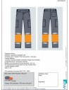 PANTALON visibilité améliorée (17353 - Classe B2) : Couleur:orange fluo