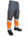 PANTALON visibilité améliorée (17353 - Classe B2) : Couleur:orange fluo