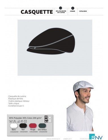 CASQUETTE BLANCHE BASECAP WHITE BROWNING