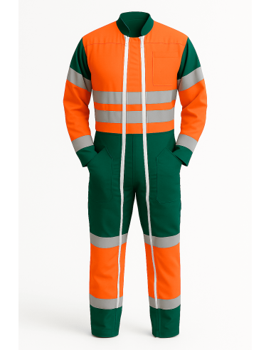 COMBINAISON HV orange fluo (CLASS II)