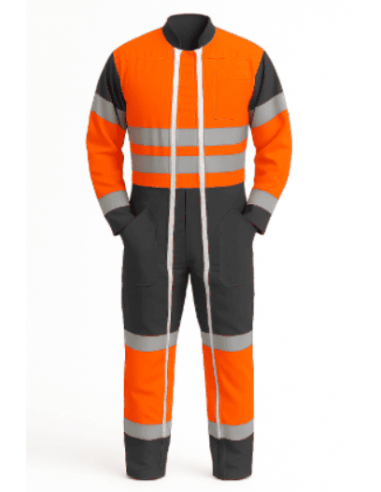 COMBINAISON HV orange fluo (CLASS II)