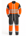 COMBINAISON HV orange fluo (CLASS II) : Couleur:Gris Nimbus