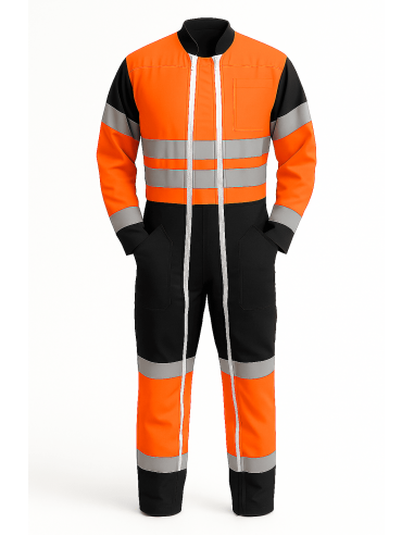 COMBINAISON HV orange fluo (CLASS II)