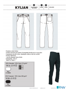 PANTALON KYLIAN (POLYCOTON) 2