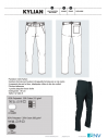 PANTALON KYLIAN (POLYCOTON) : Couleur:Blanc