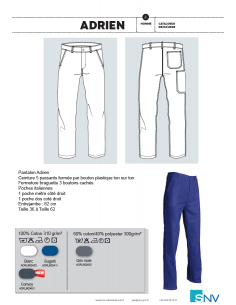 PANTALON ADRIEN (COTONPOLY) 2