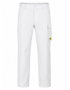 PANTALON VOLTIS ESD (POLYESTER) : Couleur:Blanc
