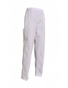 PANTALON JUSTINE (POLYCOTON) : Couleur:Blanc